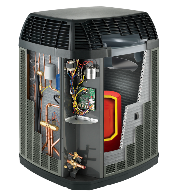 Trane XL16i Heat Pump Cutaway Inside