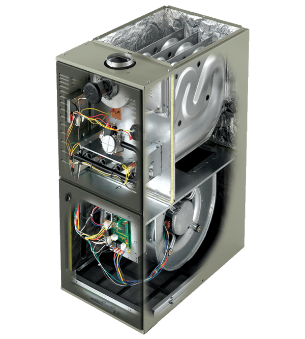 Trane XT80 Gas Furnace Cutaway Inside