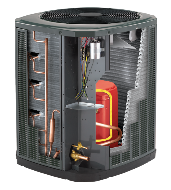 Trane XV18 TruComfort Air Conditioner Cutaway Inside