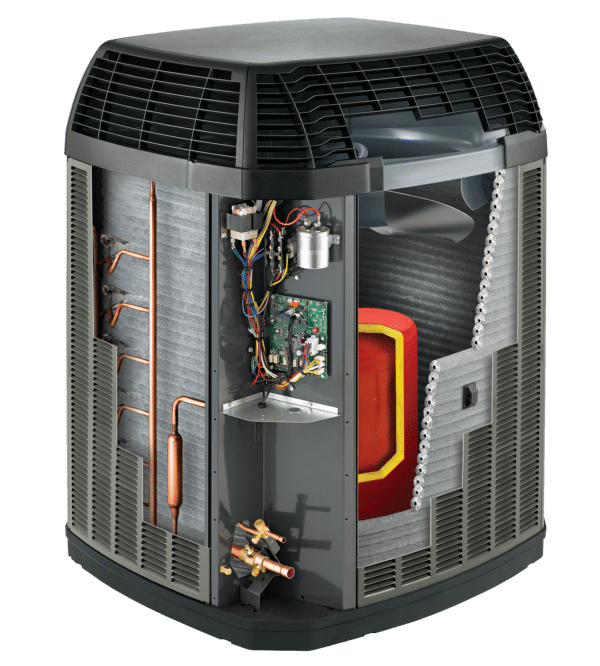 Trane XL15i Air Conditioner Cutaway Inside