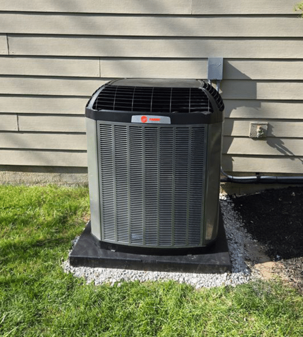 Trane XL15i Air Conditioner Unit Installed