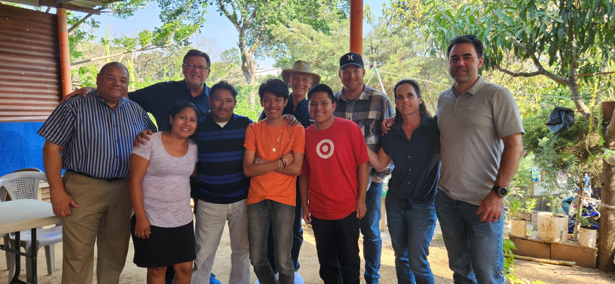 Loveserves board visiting a pastor in Guatemala City