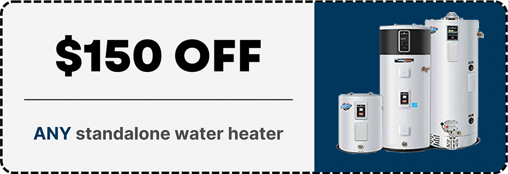 $150 Off Water Heater Coupon