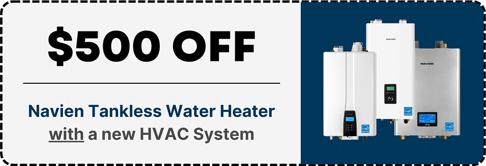 $500 Off Tankless Water Heater Coupon