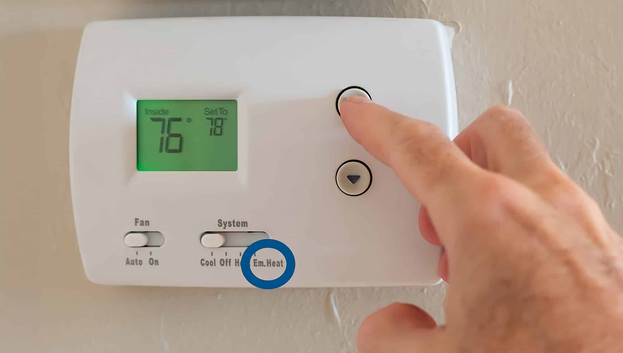 Emergency Heat on Thermostat