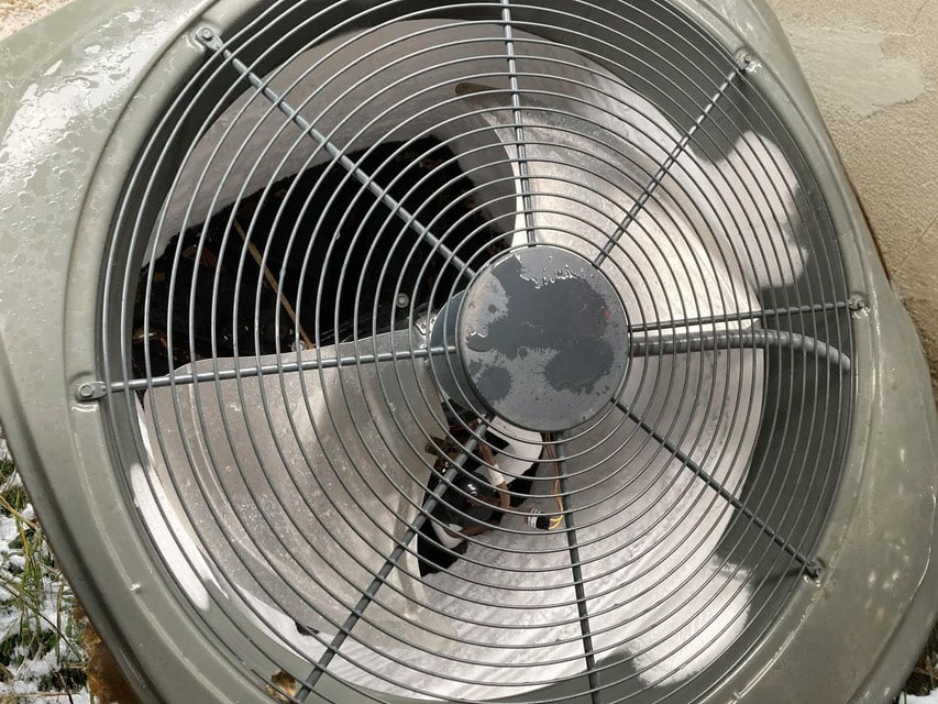 Heat Pump Iced Fan Blades